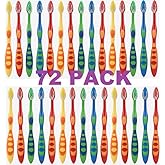 AIAG 72 Count Kids Toothbrush Soft Bristles, Cute Toothbrushes for Children Toddler Home School Camp Daycare Travel