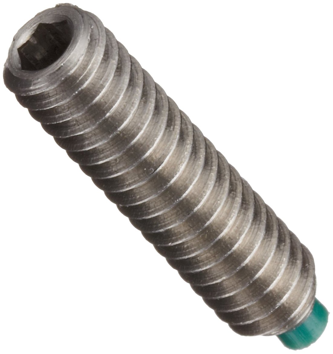 188 Stainless Steel Set Screw, Hex Socket Drive, Nylon Tip