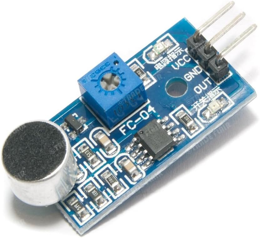 Icstation LM393 Sound Sensor Voice Detection Module Adjustable Sensortivity for Arduino Intelligent Vehicle