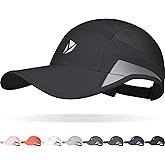 YANIKY Running Hat for Men & Women, Quick-Dry Lightweight Baseball Cap,UPF 50+ Reflective Breathable Sport Hats