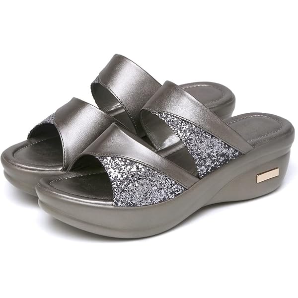 【15p美品】コリジョン&ジグザグ Amazon.com | H2K Womens Glitter Double Buckle Adjustable