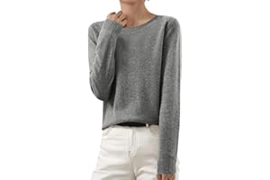 QUFECH Cashmere Sweaters for Women Long Sleeve Tops Soft Warm Cozy Pullover Lightweight Wool Knit Jumpers Sweater