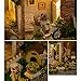 Flever Dollhouse Miniature DIY House Kit Creative Room with Furniture and Cover for Romantic Valentine's Gift(Irish Country House)