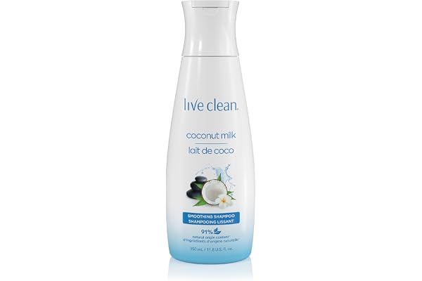 Live Clean Coconut Milk Moisturizing Shampoo, 350 mL