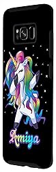 Galaxy S8 Phone Case Unicorn Dabbing AMIYA Custom