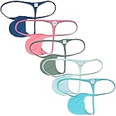 Jaxu Mens Ice Silk Mesh Cheeky Briefs Male Bulge Pouch Bikini Underwear Half Hips Coverage Briefs Breathable Soft Panties