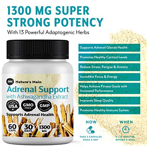 Adrenal Support & Cortisol Manager ǀ Powerful Adrenal Fatigue