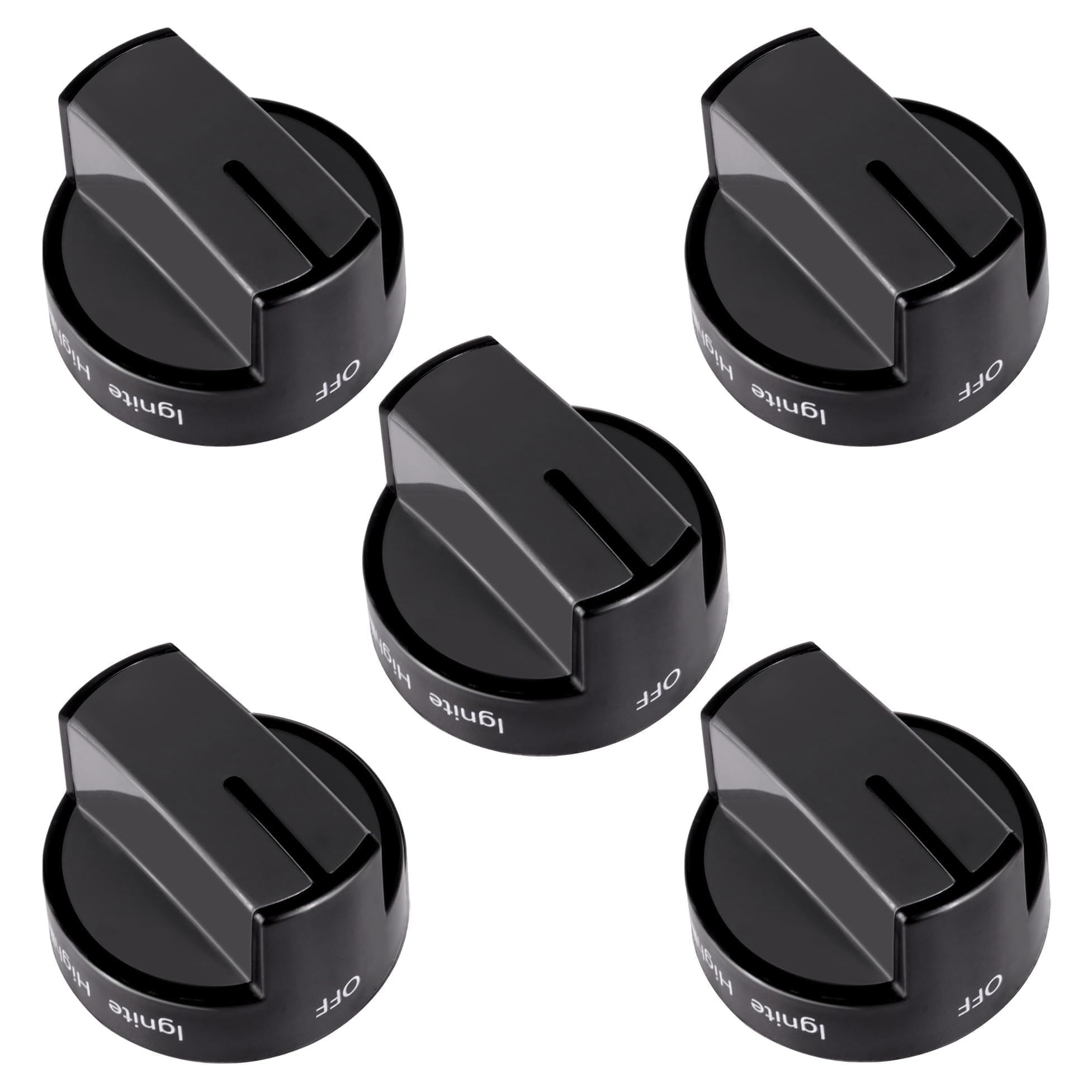 Photo 1 of 5Pack- W10339442 Stove Knobs fit for Whirl-Pool Gas Range Stove WFG320M0BB0 WFG320M0BB1 WFG320M0BB2 WFG320M0BS0 WFG320M0BS2 WFG320M0BS3 WFG320M0BW0 WFG320M0BW1 WFG505M0BB0 WFG505M0BB1 WFG505M0BB2