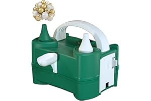 Beeyaky Electric Air Balloon Pump and Tying Tool in One, Balloon Pump Electric, Portable Dual Nozzle Balloon Pump Inflation for Party Decorations 110V-120V 400W