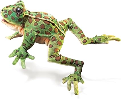 folkmanis frog puppet