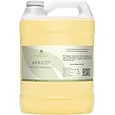 Apricot Kernel Oil - Pure, Cold Pressed, Unrefined, Raw - Bitter Scent, Kernal - Perfect for Massage, Skin, Hair & Body Care 128 oz