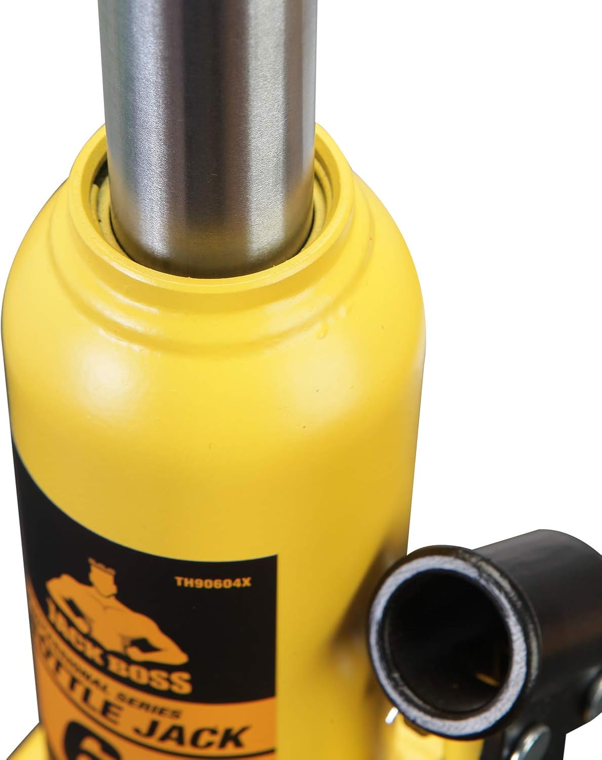 Torin TH91204X JackBoss Hydraulic Welded Bottle Jack: 12 Ton (24,000 lb) Capacity, Yellow: Automotive