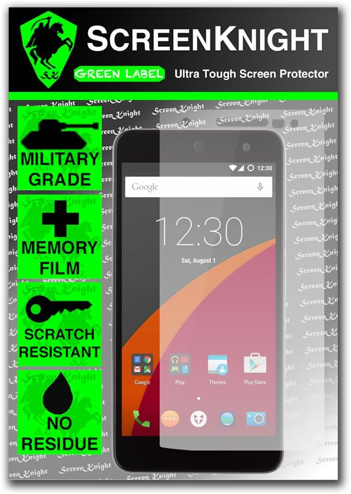 ScreenKnight® WileyFox Storm Front Screen Protector invisible shield