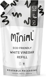 Miniml Eco White Vinegar Cleaning 1L Refill Unscented Multi Surface