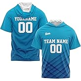 vients Custom Hooded T Shirt Short Sleeve Hoodies for Adult Kid Shirts with Hoods Printed Name Number Logo