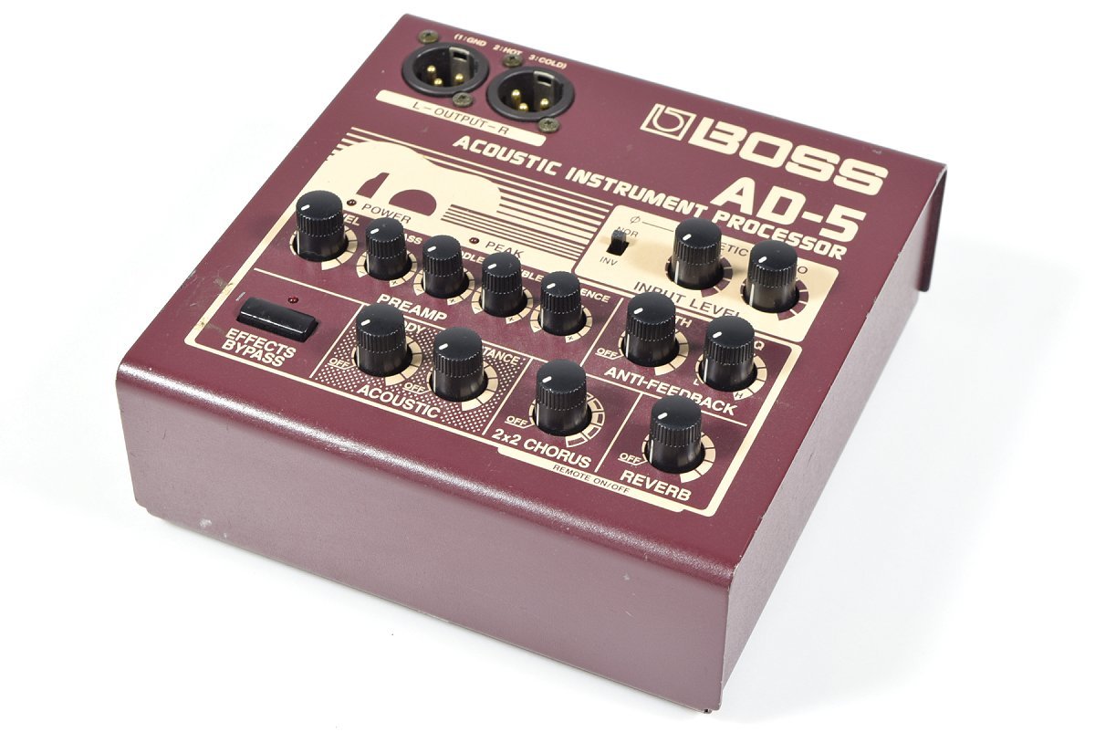 BOSS AD-5 名器 美品！ BOSS AD-5 Acoustic Instrument Processor（中古）【楽器検索