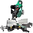 Metabo HPT 12-Inch Sliding Compound Miter Saw, Double Bevel, Laser Marker, Compact Slide System, 15-Amp Motor, Large Sliding 