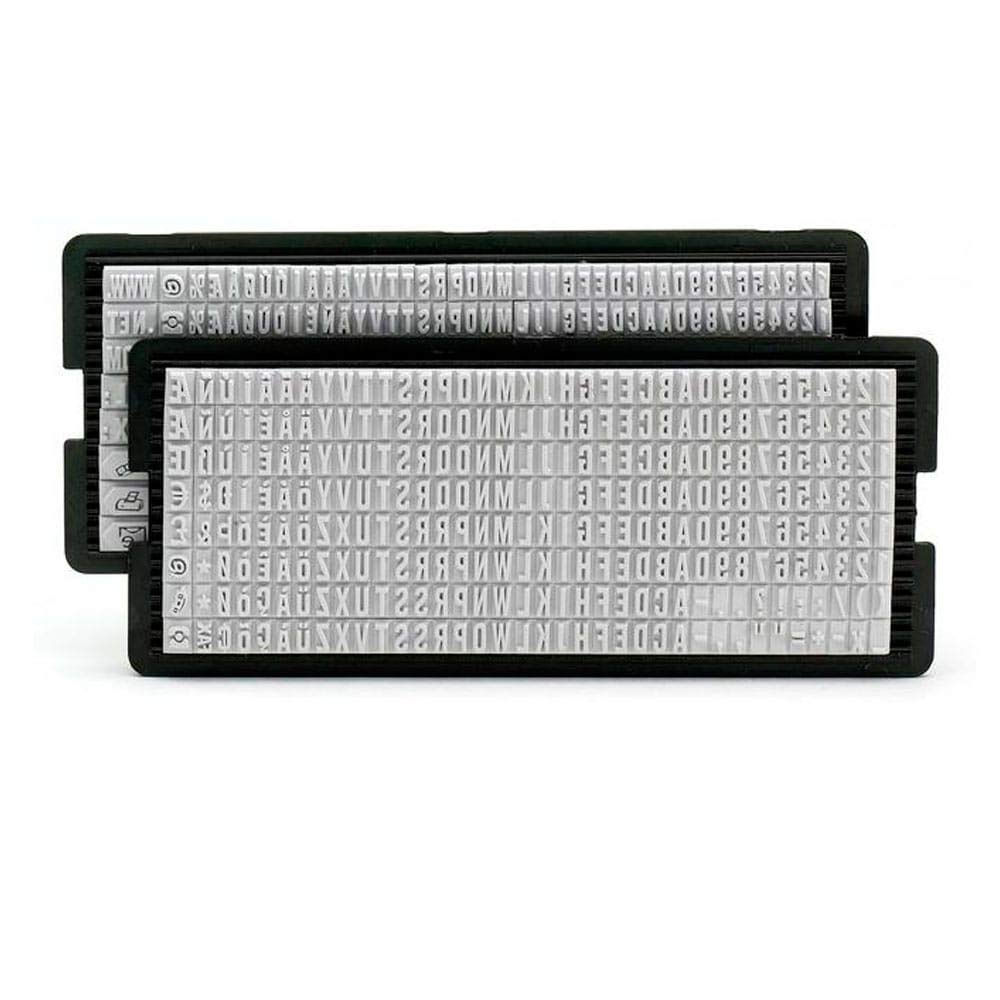 Trodat Letter Set 6004, Characters Height 4 mm, 288