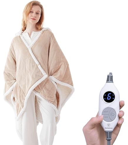 Châle Chauffant USB Portable - 3 Niveaux De Température (35°C-55°C), Taille 150x70 Cm