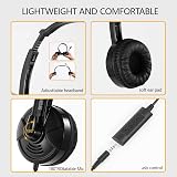 Ttkgyoe USB Headset with Microphone Noise Cancelling Stereo PC Headset view 3