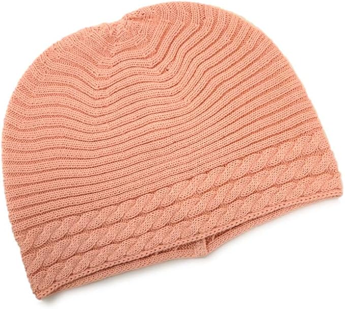 Amazon サンクレール Saint Clair うす手ニット レディース 婦人 ファッション おしゃれ カジュアル シンプル 涼しくかぶれる メッシュ 脱毛対策 抗がん剤治療 室内でかぶれる 日本製 ネット通販 春夏 オレンジ レディース 通販