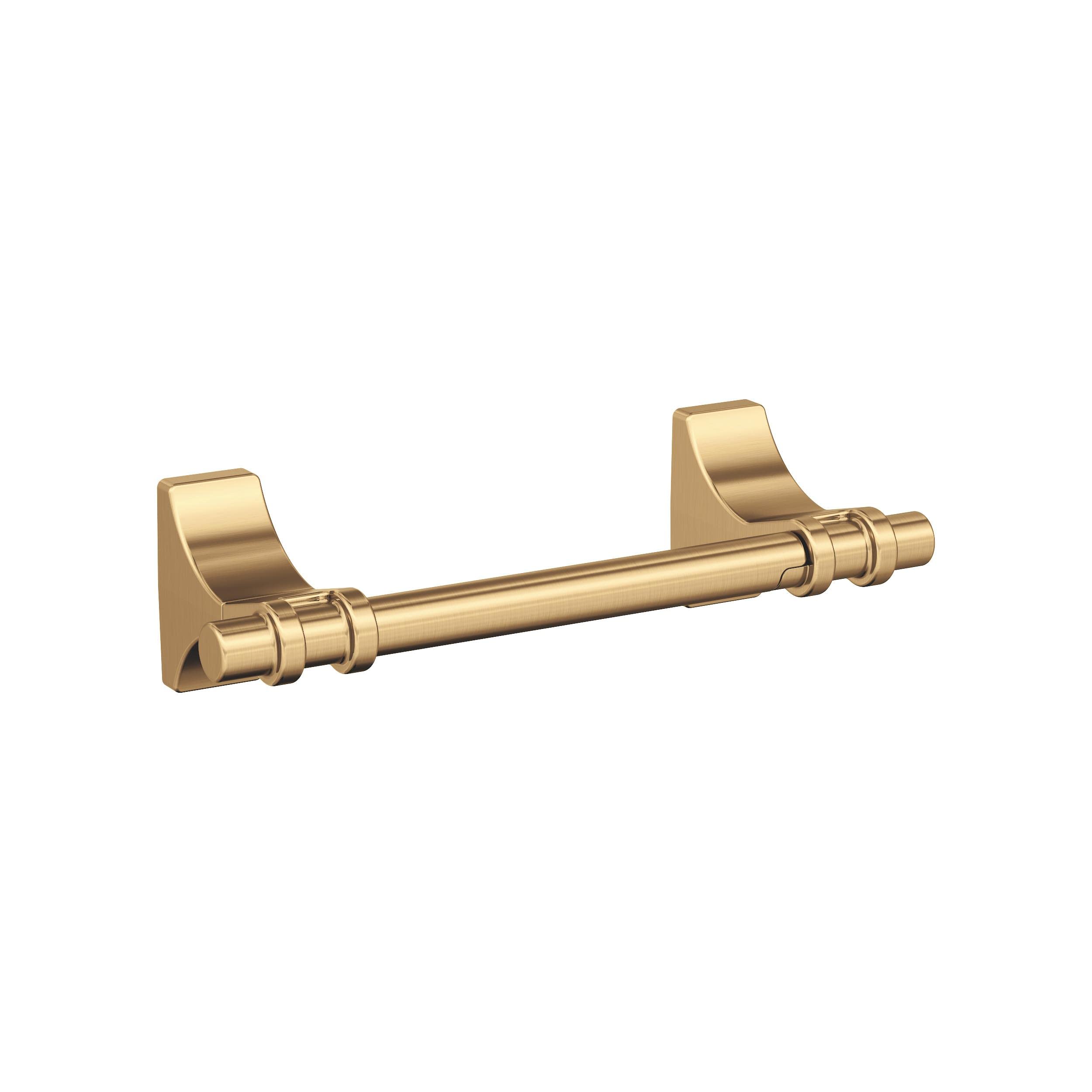 Amerock | Toilet Paper Holder | Champagne Bronze | Davenport | Pivoting Double Post Tissue Holder | Bath Hardware | Bathroom Accessories