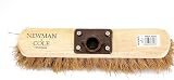 Newman and Cole 12in Wooden Broom Head with Soft Coco Bristle Replacement view 3