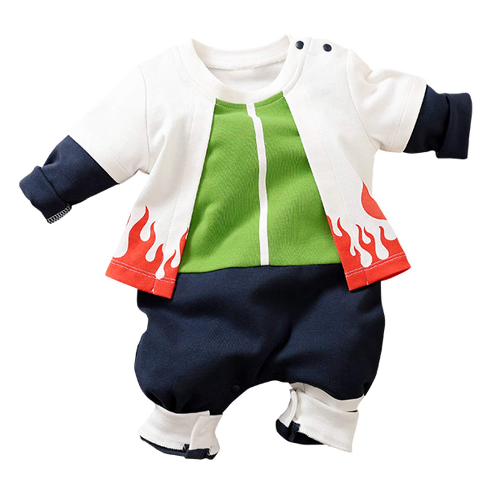 Cute Baby Boy Girl Romper Newborn Anime Onesie Toddler Halloween Cosplay Jumpsuit Outfit Clothes