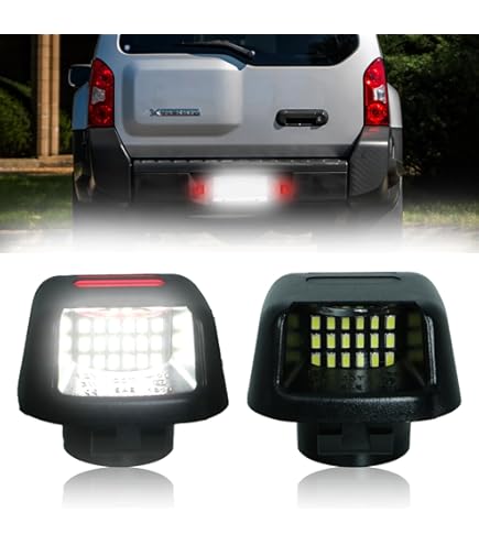 2x LED License Plate Light Fits Nissan Titan Xterra Armada - Foto 8