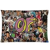 Odd Future Custom Design Pillowcase Pillow Sham Queen Size Pillow Cushion Case Cover Two Sides Printed 20x30 Inches