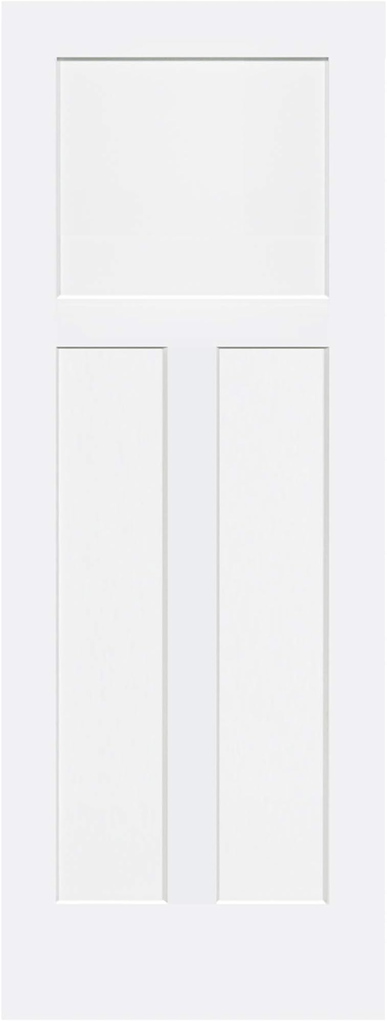 1+2 Panels Door, Kimberly Bay® Interior Slab Shaker White (30x80)