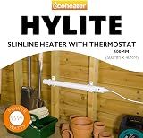 Hylite Slimline Ecoheater Tube Heater with Thermostat White 500mm 55W view 2