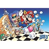 Super Mario Bros. 3 Mario Luigi Princess Nintendo Game Series Cool Wall Decor Art Print Poster 36x24