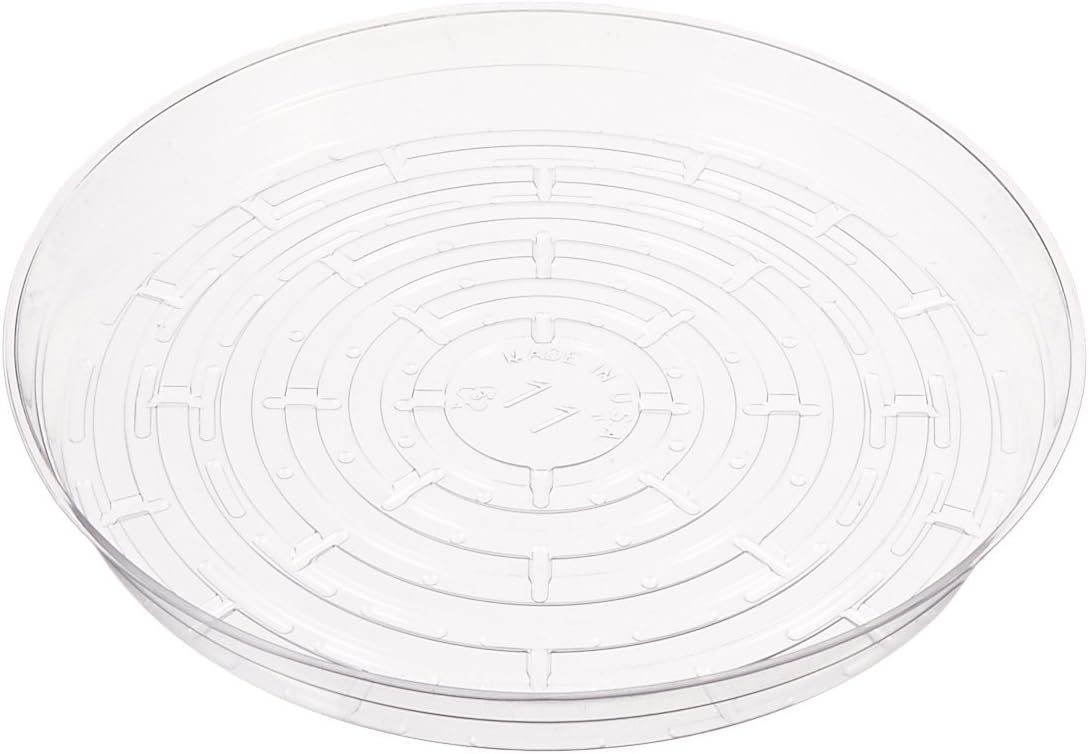 Gro Pro Clear Premium Plastic Saucer 10 Inch