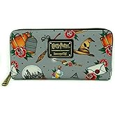 Loungefly Harry Potter Relics All Over Tattoo Print Wallet