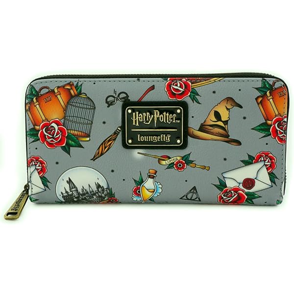 Amazon.com: Loungefly Harry Potter Tattoo Print Faux Leather  display picture 1