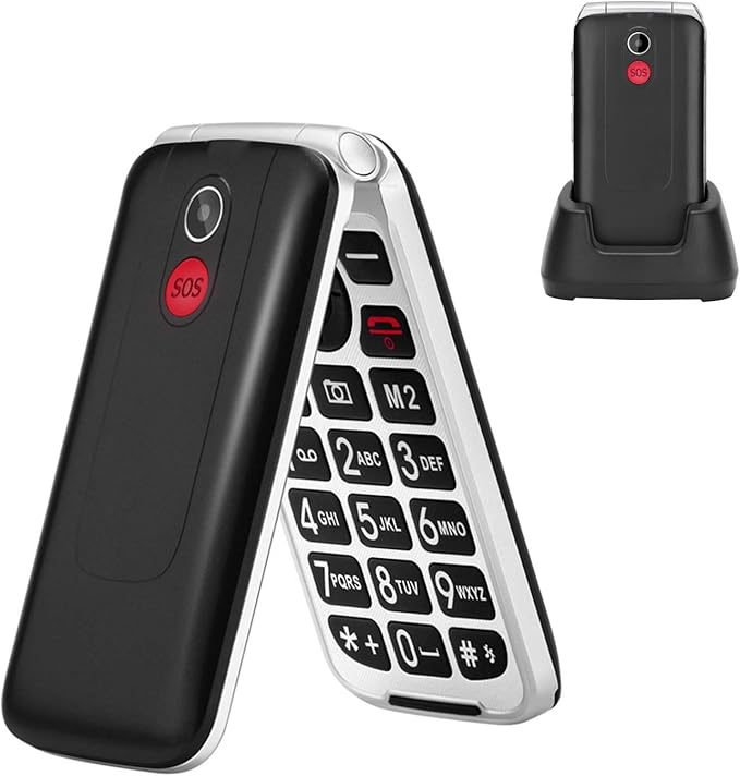 Uleway 3G Senior Flip Phone Unlocked with SOS Button Tmobile Flip Phone Dual Card