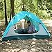 WolfWise Ultralight Portable Camping Chair, Compact Folding Backpacking Lounge Chairs for Outdoor Picnic Beach Hiking Fishing with Carry Bag and Two Carabiner,Light Blue