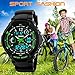 KIDPER Kids Sports Digital Watch - Boys Analog Waterproof Sport Watches with Alarm,LED Watch for Childrens