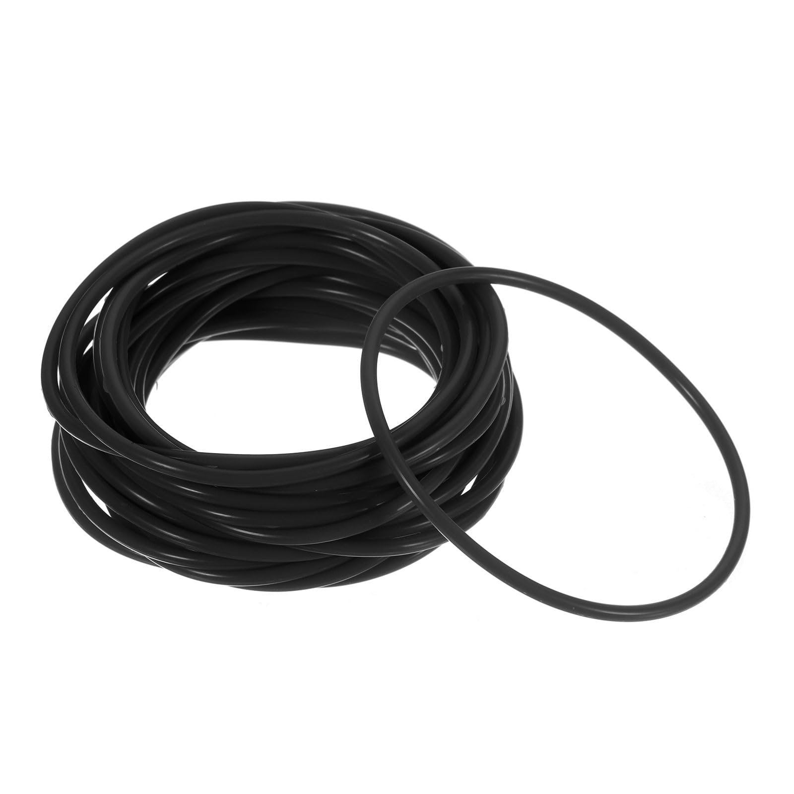 PATIKIL Silicone Jelly Bracelets, 60 Pack Rainbow Glow Rubber Bracelets 80s Neon Stretchy Wristband for Party Favor Adults Teen Sports Team Games, Black