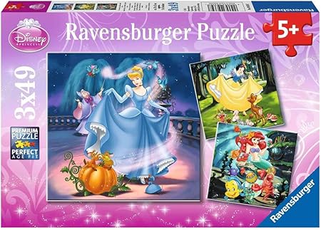 Ravensburger Kinderpuzzle 09339 Schneewittchen Aschenputtel Arielle 3 X 49 Teile Amazon De Spielzeug