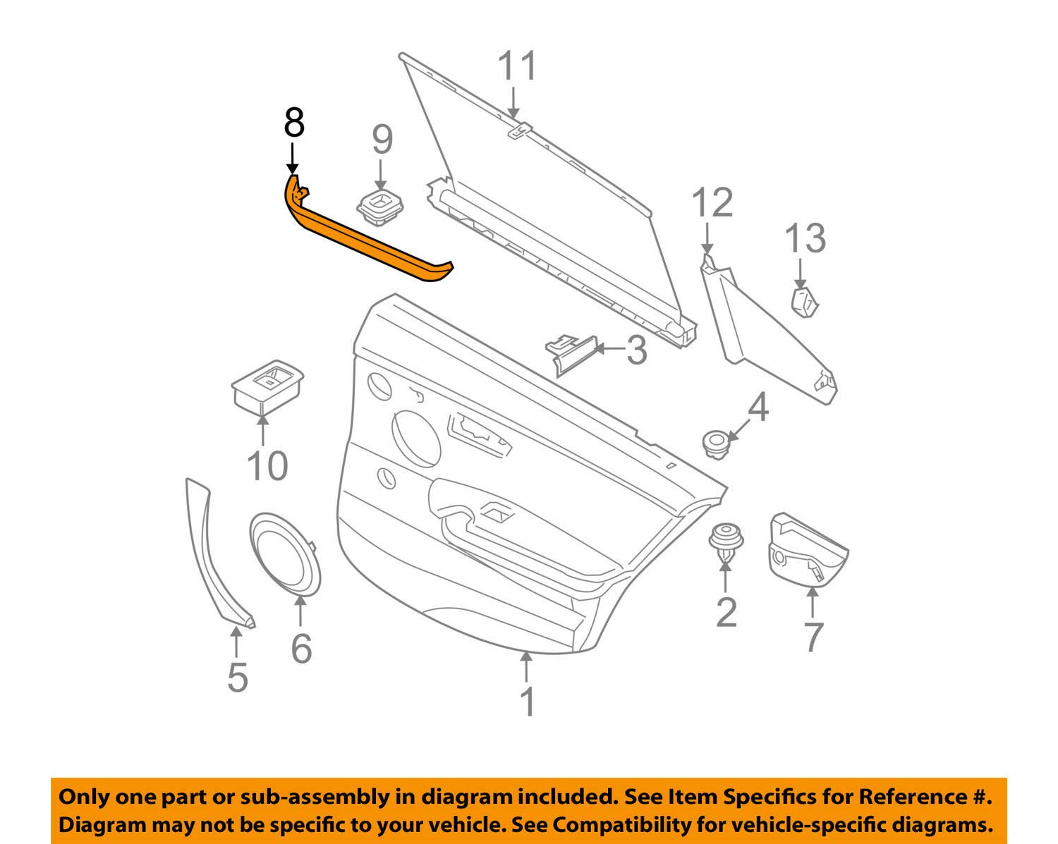 Discounts And More Bmw 51 42 9 171 792 Door Decorative Strip Rear Right Trendy Www Fasmr Ro