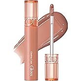 rom&amp;nd Glasting Color Gloss | Korean Lip Gloss | High Shine Finish | Plumping Lip Oil | Long Lasting Wear | Hydrating Formula | Non Sticky Finish | Nutty Vague