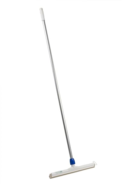 BawiTec Profi Hygiene-Wasserschieber mit Aluminiumstiel 140cm nach HACCP (Breite 45cm)
