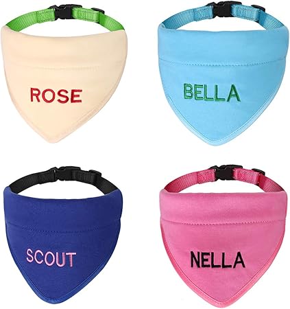 personalized dog bandanas amazon