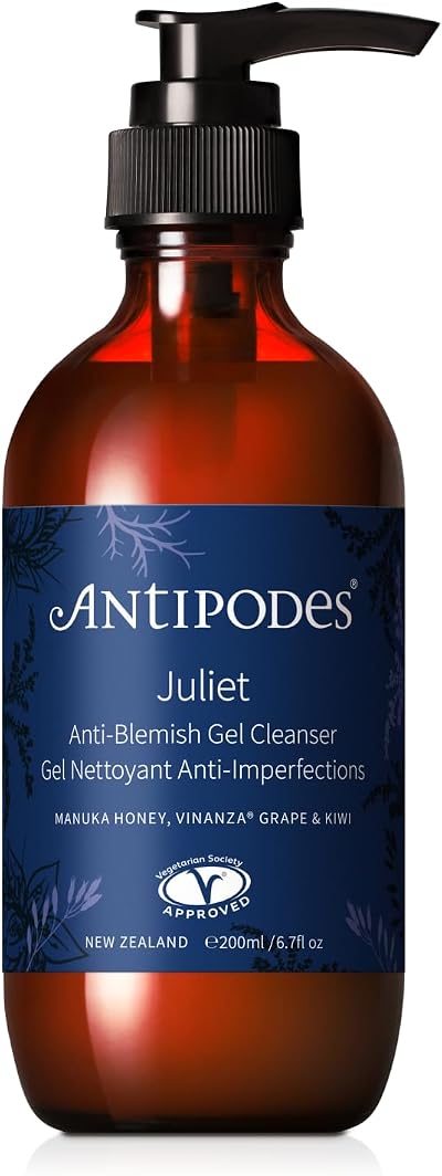Antipodes Juliet Gel Cleanser 200ml Hydrating Gentle Face Wash New