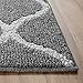 Maples Rugs Rebecca Contemporary Area Rugs for Living Room & Bedroom [Made in USA], 7 x 10, Grey/White