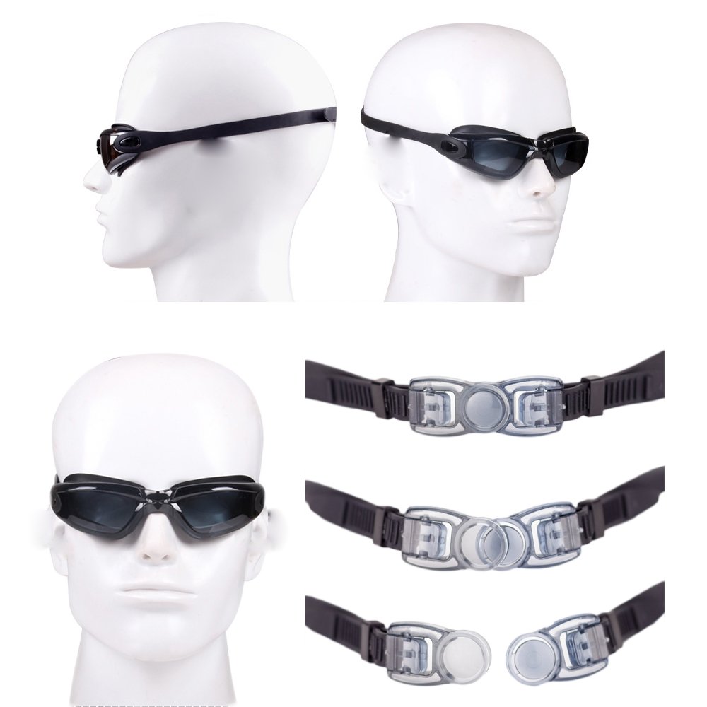 Alfway Swim Goggles, Swimming Goggles No Leaking Anti Fog UV Protection Triathlon Swim Goggles with Free Protection Case for Adult Men Women Youth Kids Child (Pink)