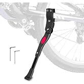 LEGLO Bike Kickstand for Adult Bikes, 22-26 in, 700C, Adjustable Aluminum | Side Stand Parks Mountain and Road Rides on a Wide, Non-Slip Rubber Foot - Stays Steady on Grass, Gravel, or Uneven Pavement