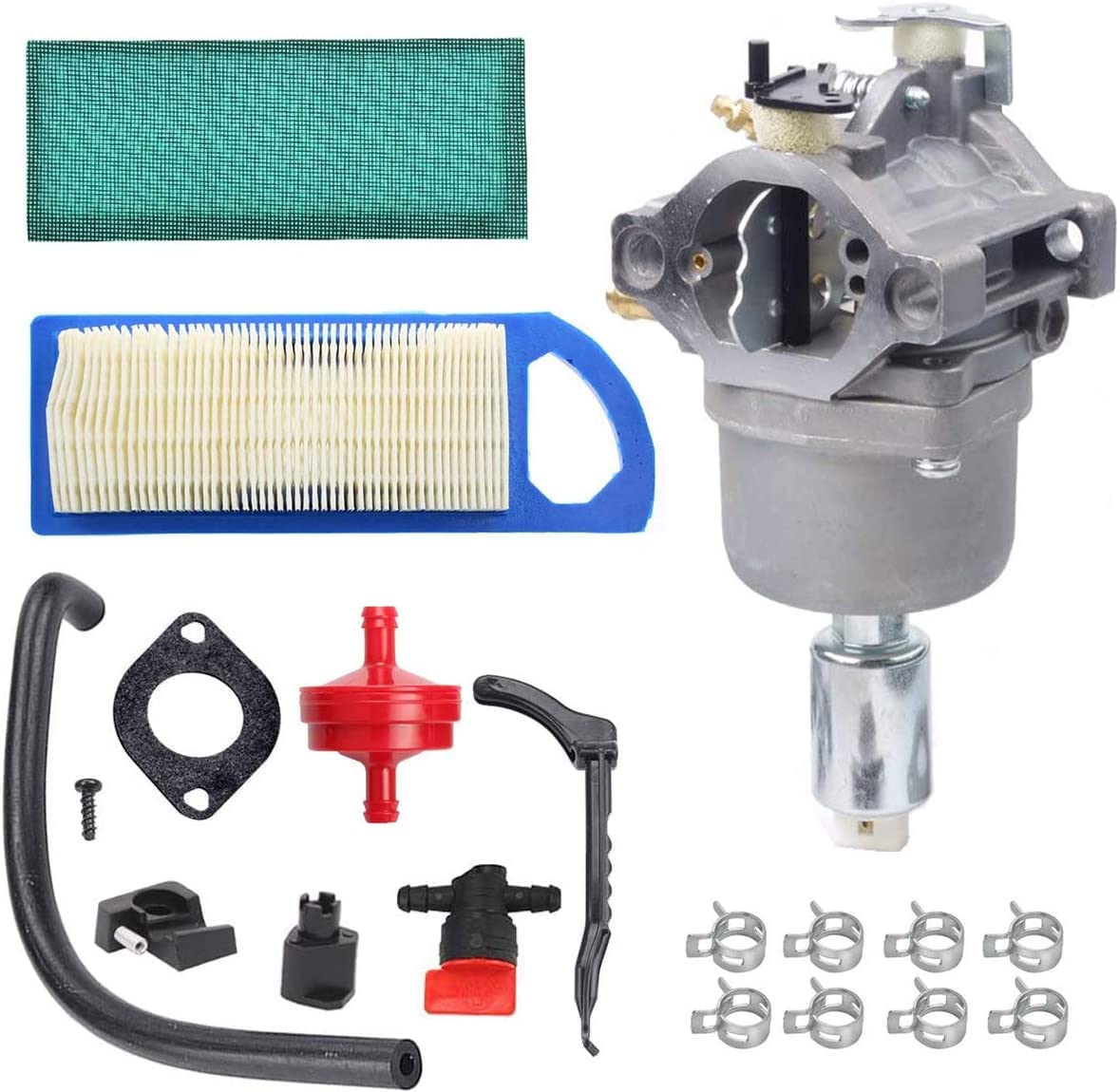 ZAMDOE 799727 Carburetor Replacement for Briggs & Stratton 698620 690194 791886 695412 792768 496796 499153, 14HP 15HP 16HP 17HP 17.5HP 18HP Engines, with Air Filter